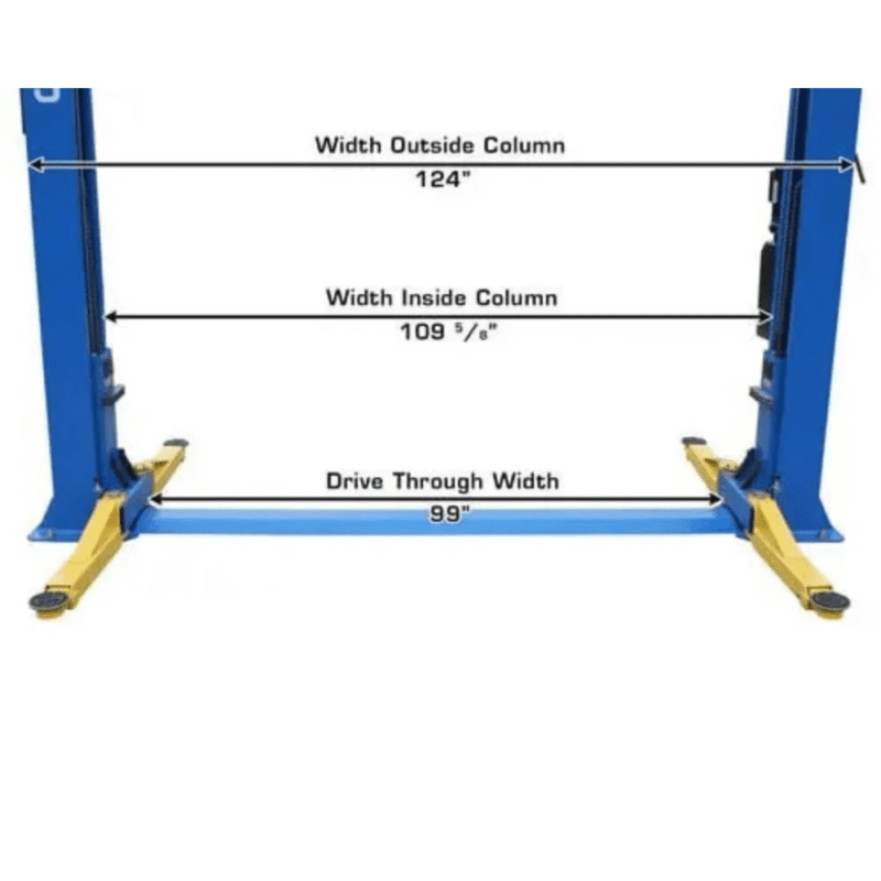 Atlas 8000 Lb Capacity Baseplate 2-Post Lift - Image 2